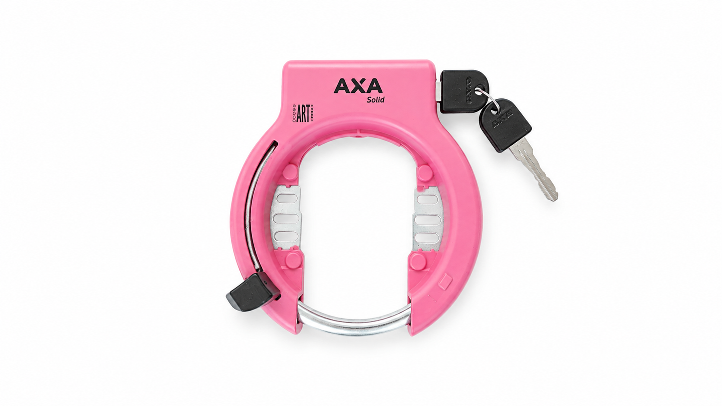 Cykellås AXA Pink