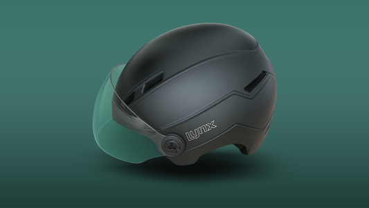 Lynx cykelhjelm med skærm