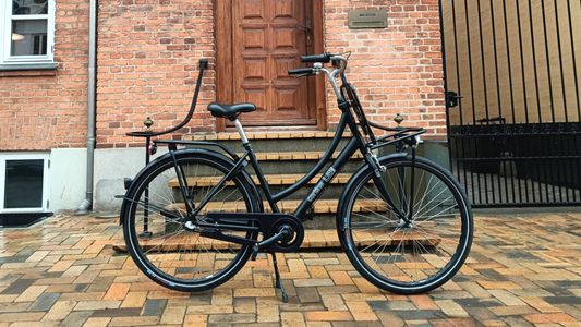 Cortina retro damecykel med front lad