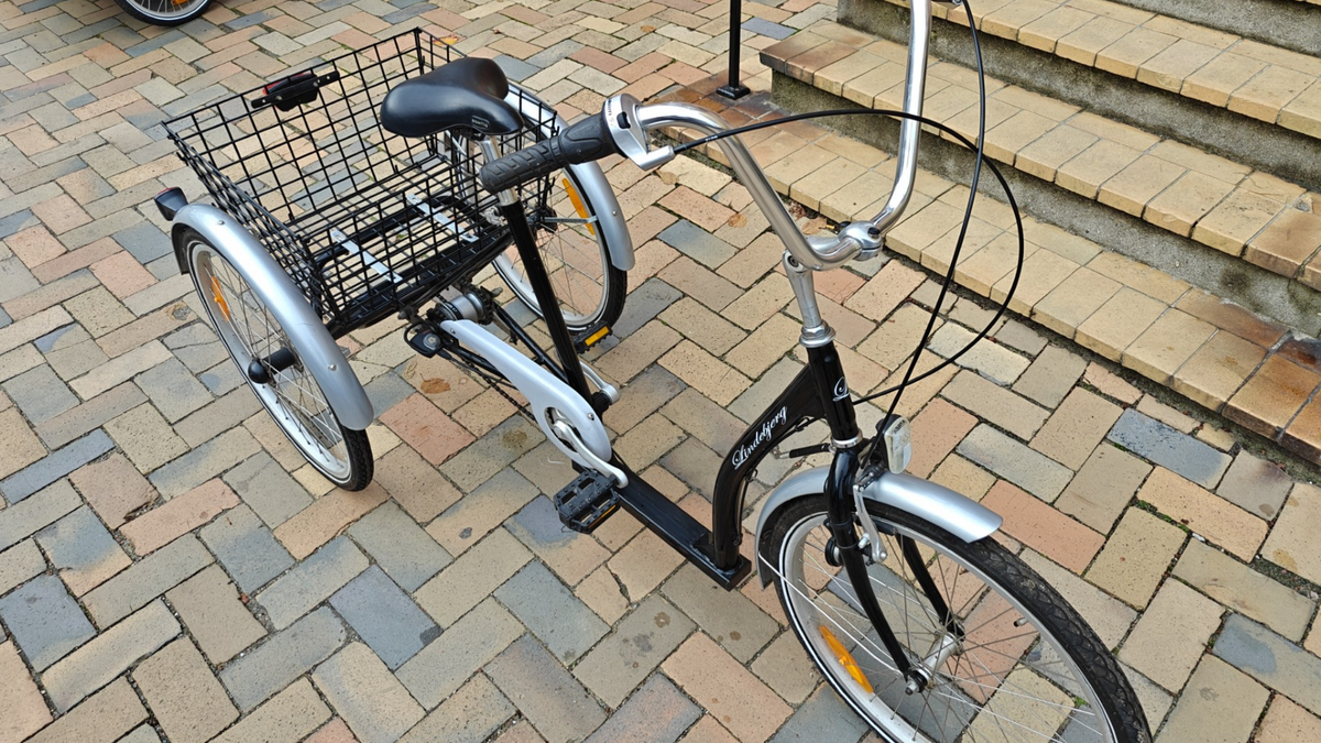Lindebjerg 3-hjulet Cykel m. stålkurv