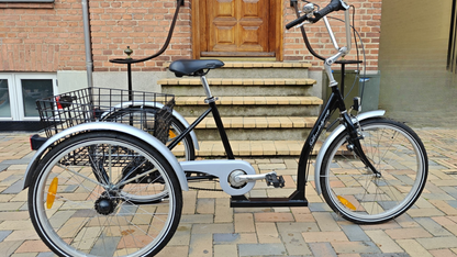 Lindebjerg 3-hjulet Cykel m. stålkurv