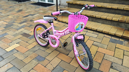 Disney prinsesse cykelkurv