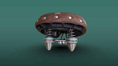 Retro cykelsadel