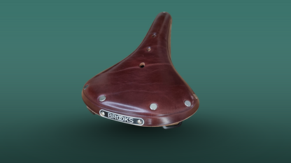 Brooks cykelsadel bordeaux