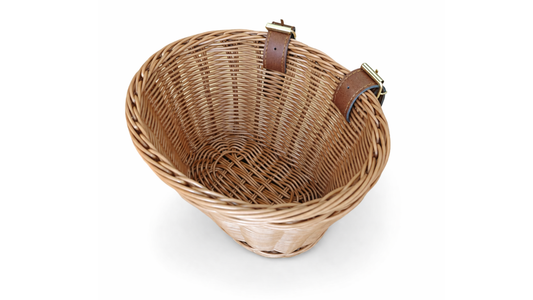 Børne cykelkurv i rattan