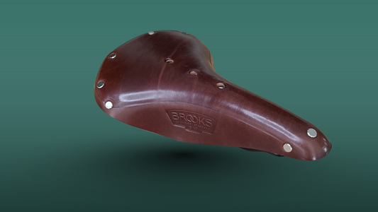 Brooks cykelsaddel bordeaux